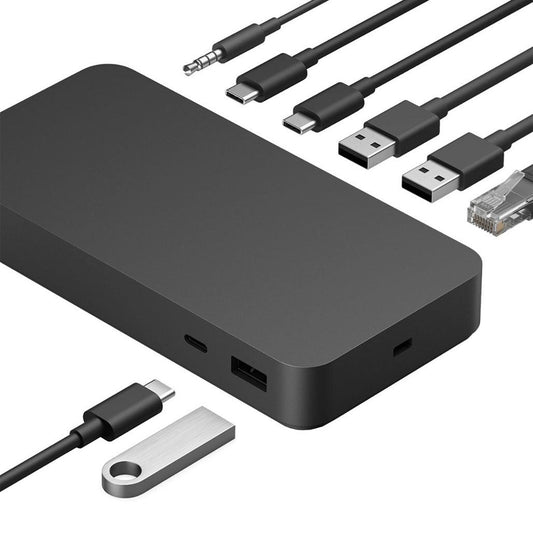 Microsoft Surface Thunderbolt 4 Dock T8H-00006 | Black | High-Speed USB-C Hub & Ethernet Connectivity