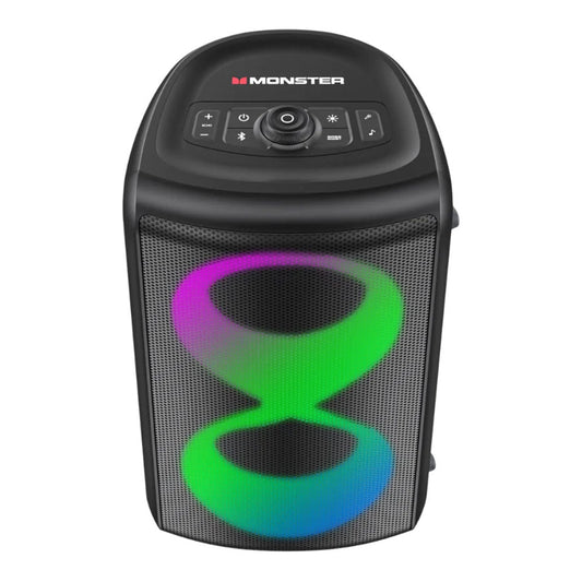 Monster Cycle Bluetooth Party Speaker - 80W, IPX5 Waterproof, RGB Lighting, TWS Stereo | MS22138