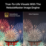 Nebula Cosmos 4K SE Projector with Dolby Vision & Google TV - Portable, 200" Screen, Netflix, and Smart Features