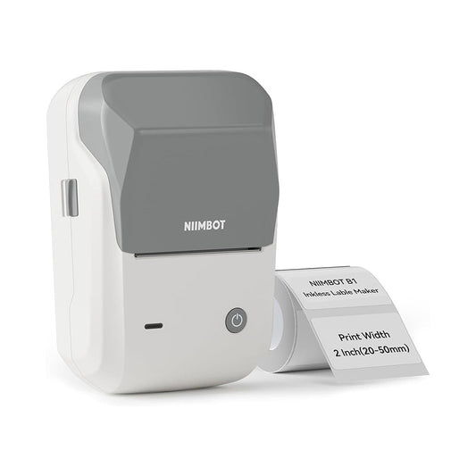 NIIMBOT B1 Inkless Label Maker - Effortless Professional Labeling - Light Sand