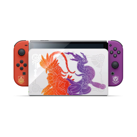 Nintendo Switch™ OLED Model – Pokémon™ Scarlet & Violet Edition with Legendary Pokémon Art and OLED Screen