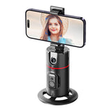 P02 360° Rotation Gimbal Stabilizer | Auto Face Tracking for Hands-Free Video Recording