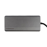 Powerology 12-in-1 USB-C Hub with Dual HDMI, Ethernet, 100W PD, VGA, USB, SD & MicroSD – Dark