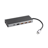 Powerology 13-in-1 USB-C Hub with Dual HDMI, 4K DisplayPort, Ethernet, and SD/MicroSD Card Slots