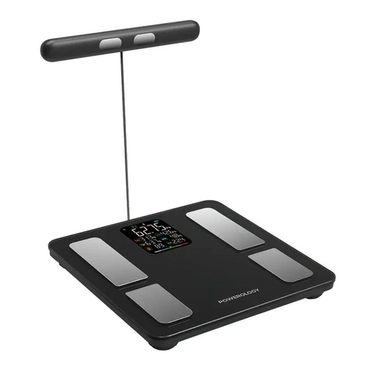 Powerology Advanced Precision Smart Scale – Black | Smart Body Composition Analyzer