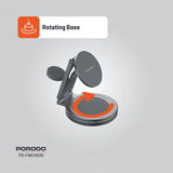 Porodo Rotating Base Three-Device Wireless Charger – Gray