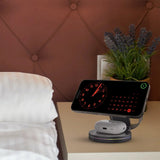 Porodo Rotating Base Three-Device Wireless Charger – Gray