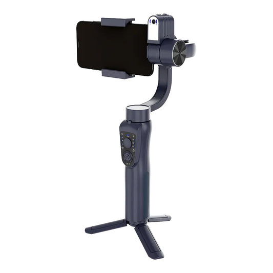 Porodo 3-Axis AI Tracker & Light Gimbal Stabilizer – Smooth Footage, Intelligent Tracking, and Power Bank Functionality