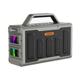 Porodo Soundtec Surge 2.2 Channel Party Speaker – Powerful Black Bluetooth Speaker with RGB Lighting