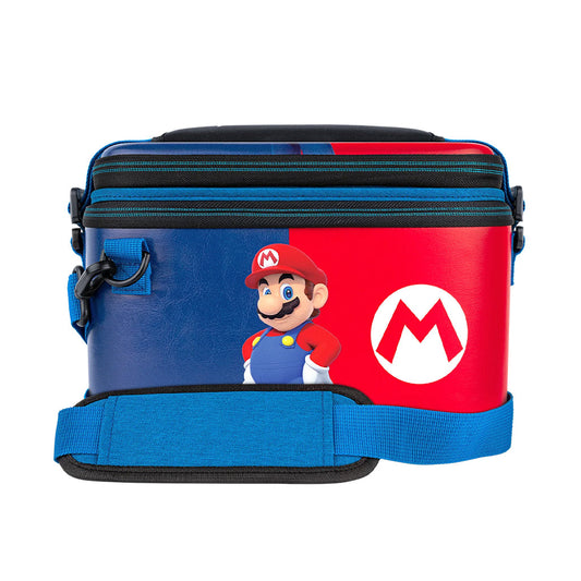 PDP Power Pose Mario Overnight Case for Nintendo Switch™, Lite & OLED – Travel Storage with Removable Carrying Case