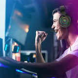Porodo Gaming PDX418 RGB Headphone with Detachable Microphone – High-Performance Audio for PC, Xbox, and PS4