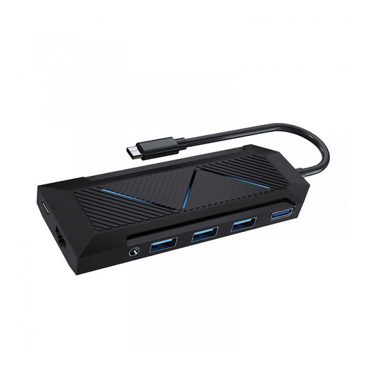 Porodo Gaming PDX520 9in1 USB-C Hub Gamers Edition