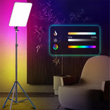 RGB LED Photography Light PM-48 with Tripod – Adjustable Brightness & Full-Color Spectrum