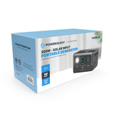 Powerology 300W Portable Power Generator – 76800mAh, 15W Wireless Charging, Fast Charging, Black