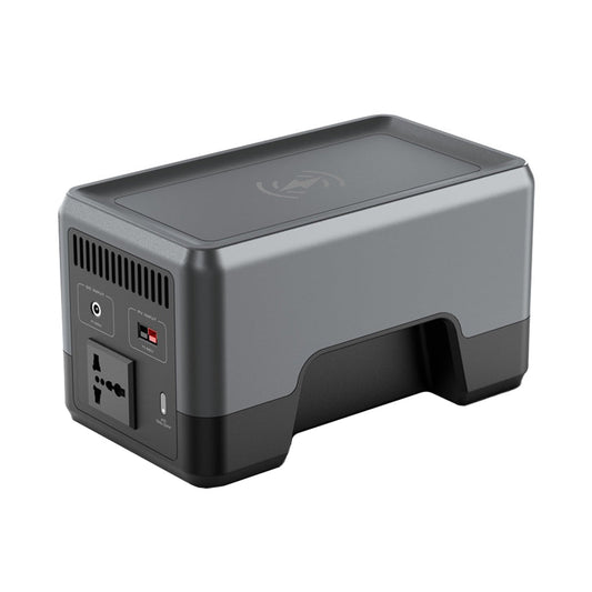 Powerology 300W Portable Power Generator – 76800mAh, 15W Wireless Charging, Fast Charging, Black