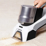 Powerology Cordless Spot Cleaner – White | Portable, High-Suction Stain Remover