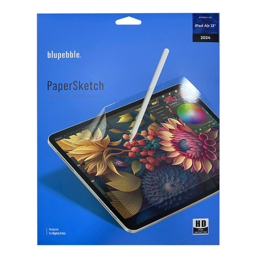 Blupebble iPad Air 13" Paper Sketch Film – Matte Screen Protector for Natural Drawing and Writing Experience