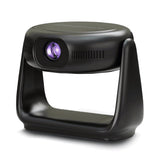 Powerology 300 ANSI Lumens FHD Portable Projector with Built-in Battery and Rotating Stand – Wireless Connectivity, Auto Keystone, and Android 11
