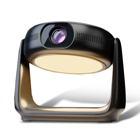 Powerology 300 ANSI Lumens FHD Portable Projector with Built-in Battery and Rotating Stand – Wireless Connectivity, Auto Keystone, and Android 11