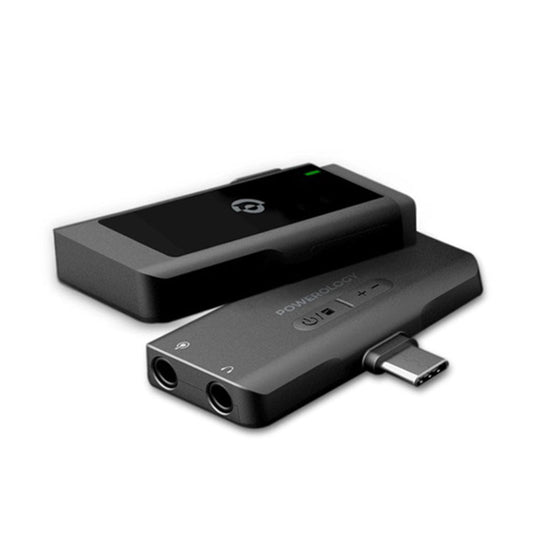 Powerology PWMICBK MFI Dual Connector Wireless Lavalier Microphone - Compatible with iPhone & iPad