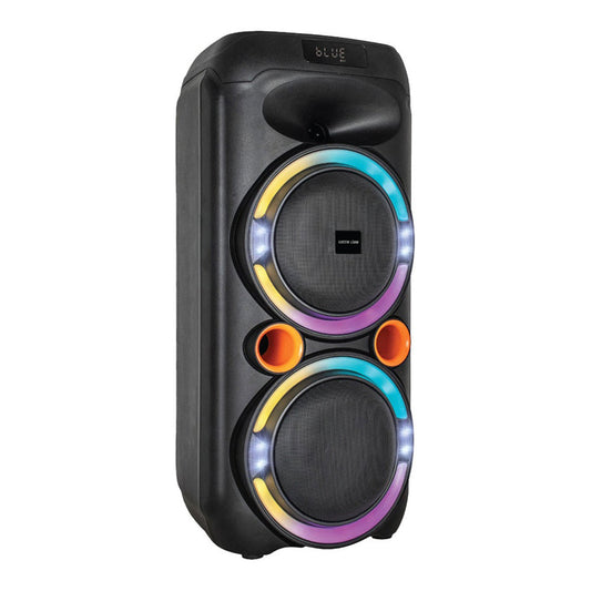 Green Lion PartyLife 400 Bluetooth Speaker – Black | Includes Wireless microphone & Remote