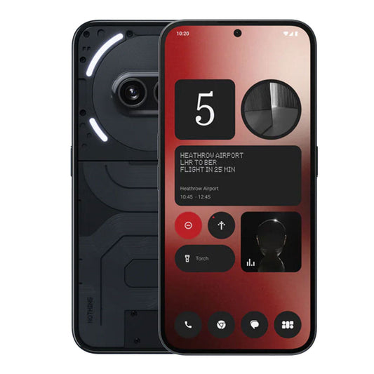 Nothing Phone (2a) - 12GB RAM, 256GB Storage, MediaTek Dimensity 7200 Pro, 6.7" AMOLED Display, 50MP Dual Cameras, 5,000mAh Battery - Black