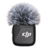 DJI Mic Mini Clip-On Transmitter with Built-In Microphone (2.4 GHz, Infinity Black) – Wireless Audio for Mobile, Osmo & More