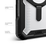 UAG Plasma XTE iPhone 16 Pro Case - Black/Clear | Durable, MagSafe-Compatible Case with Kickstand and 20 ft Drop Protection