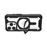 UAG Plasma XTE iPhone 16 Pro Case - Black/Clear | Durable, MagSafe-Compatible Case with Kickstand and 20 ft Drop Protection