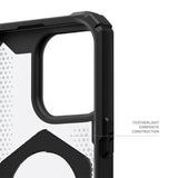 UAG Plasma XTE iPhone 16 Pro Case - Black/Clear | Durable, MagSafe-Compatible Case with Kickstand and 20 ft Drop Protection
