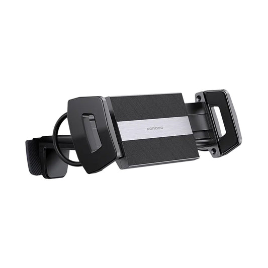 Porodo HS03 Universal Adjustable Tablet & Phone Mount – Secure and Versatile Holder for Devices 4.7"-12.9" – Black