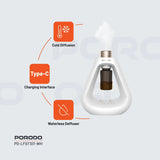 Porodo Lifestyle Aroma Sphere Waterless Diffuser – Long-Lasting Aromatherapy for Any Space