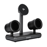Porodo Wireless Speaker Charging Dock – 15W Fast Charger with Dual HiFi Speakers