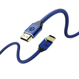 Powerology 8K HDMI Braided Cable 3M – Premium 24K Gold Plated Connector with 10K Resolution Support