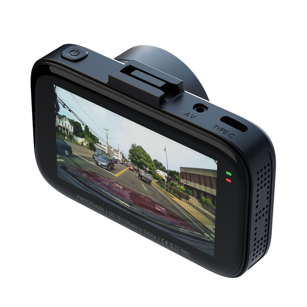 Powerology Dash Camera Ultra with High Utility Built-In Sensors 4K - Black from Powerology sold by 961Souq-Zalka
