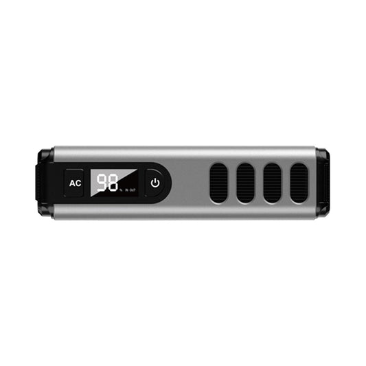 Powerology 32000mAh Mini Power Station with 150W AC Output and 100W PD Charging – Portable Charger for Laptops, Phones, and Tablets – Gray