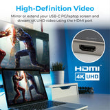 Promate PrimeHub-Go | 9-in-1 Multiport USB-C Hub with 100W Power Delivery, 4K HDMI, Ethernet, and More