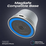 Promate Punch Mini Bluetooth Speaker with MagSafe Compatibility – 3W Portable Silver Speaker