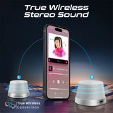 Promate Punch Mini Bluetooth Speaker with MagSafe Compatibility – 3W Portable Silver Speaker