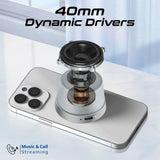 Promate Punch Mini Bluetooth Speaker with MagSafe Compatibility – 3W Portable Silver Speaker