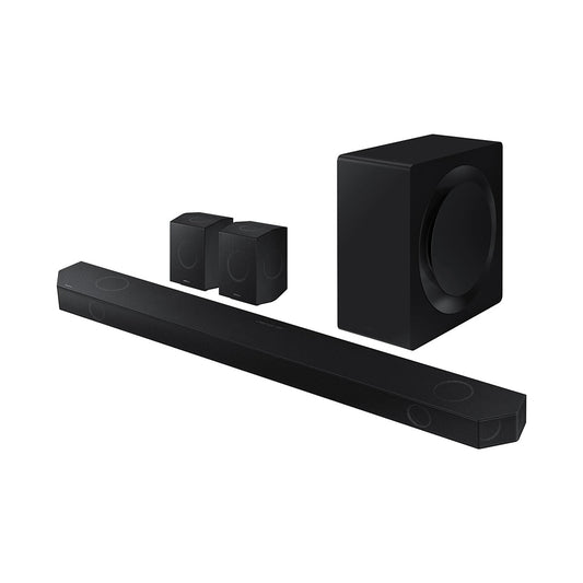 Samsung Q990D 11.1.4 Channel Wireless Dolby Atmos Soundbar with Rear Speakers and Q-Symphony