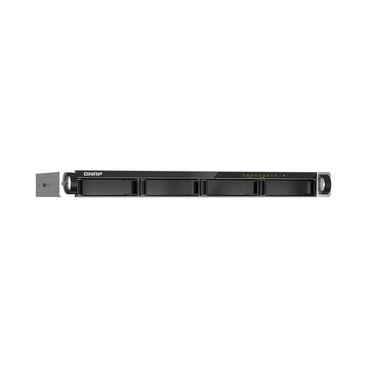 QNAP TS-435XeU Short Depth 4-Bay Rackmount NAS – 2.5GbE/10GbE, M.2 NVMe SSD Caching