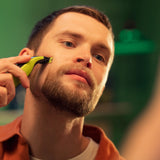 Philips OneBlade Face + Body QP2824/10 Hybrid Trimmer | Waterproof Electric Razor with Dual Blades & Skin Guard