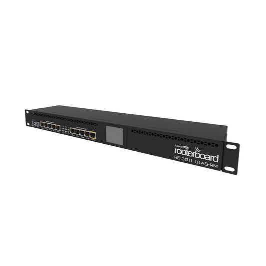 Mikrotik RB3011UiAS-RM 1U Rackmount Router with 10 Gigabit Ethernet Ports and USB 3.0