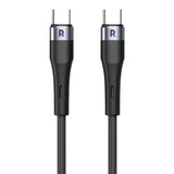 RAVPower RP-CB1038 BK USB-C to USB-C Cable 60W – 1M Fast Charging Liquid Silicone Cord, Ultra-Durable 20,000+ Bends