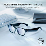 Razer Anzu Smart Glasses with Built-In Mic & Speakers – Small/Medium, Open-Ear Design, Low Latency Audio, IPX4 Water-Resistant