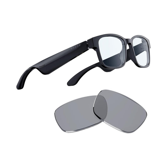 Razer Anzu Smart Glasses with Built-In Mic & Speakers – Small/Medium, Open-Ear Design, Low Latency Audio, IPX4 Water-Resistant