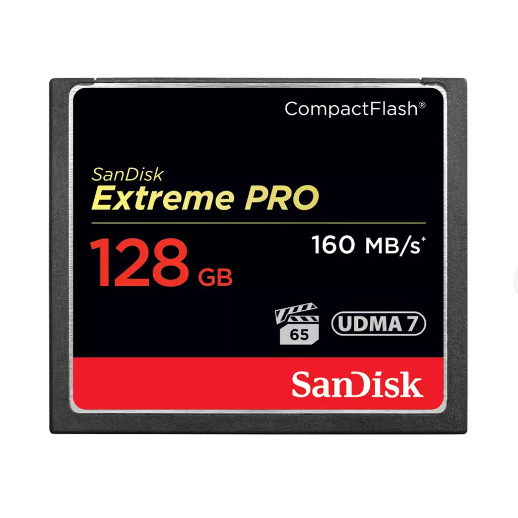 SanDisk Extreme PRO CompactFlash Memory Card - High-Capacity, High-Speed Performance for 4K Video and Professional Photography