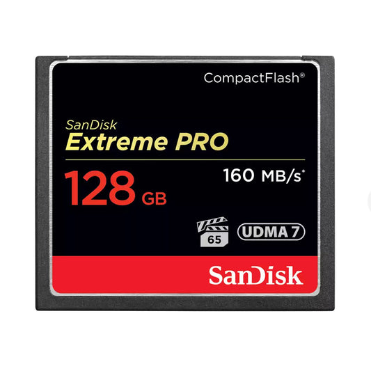 SanDisk Extreme PRO CompactFlash Memory Card - High-Capacity, High-Speed Performance for 4K Video and Professional Photography