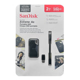 SanDisk Extreme Go 2TB Portable SSD – High-Speed USB-C External Drive with 1050MB/s Read, 1000MB/s Write, IP65 Water & Dust Resistance
